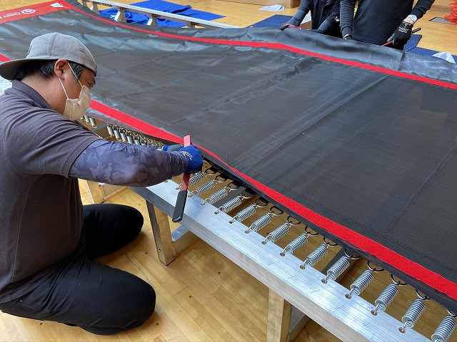 体操練習の必需品 タンブリングトランポリン