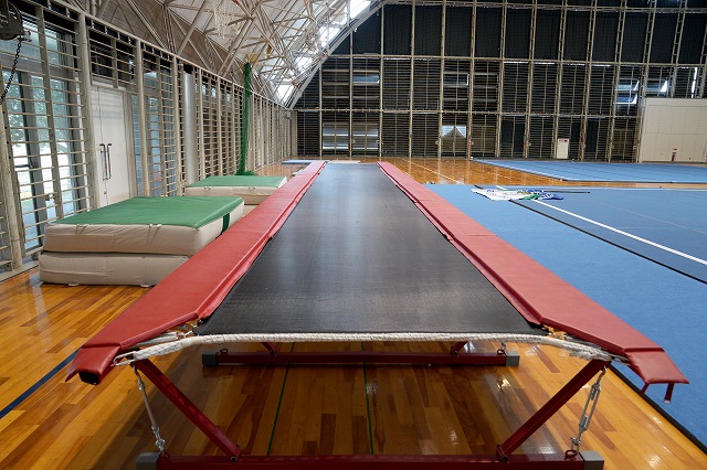 体操練習の必需品 タンブリングトランポリン